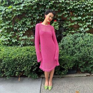 Zara Pink Knit Dress